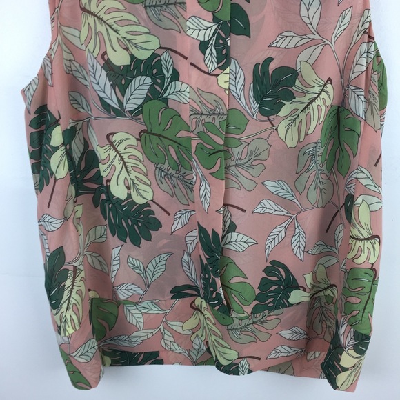 CAbi | Short sleeve Blouse "Leaf Print" - Picture 5 of 8